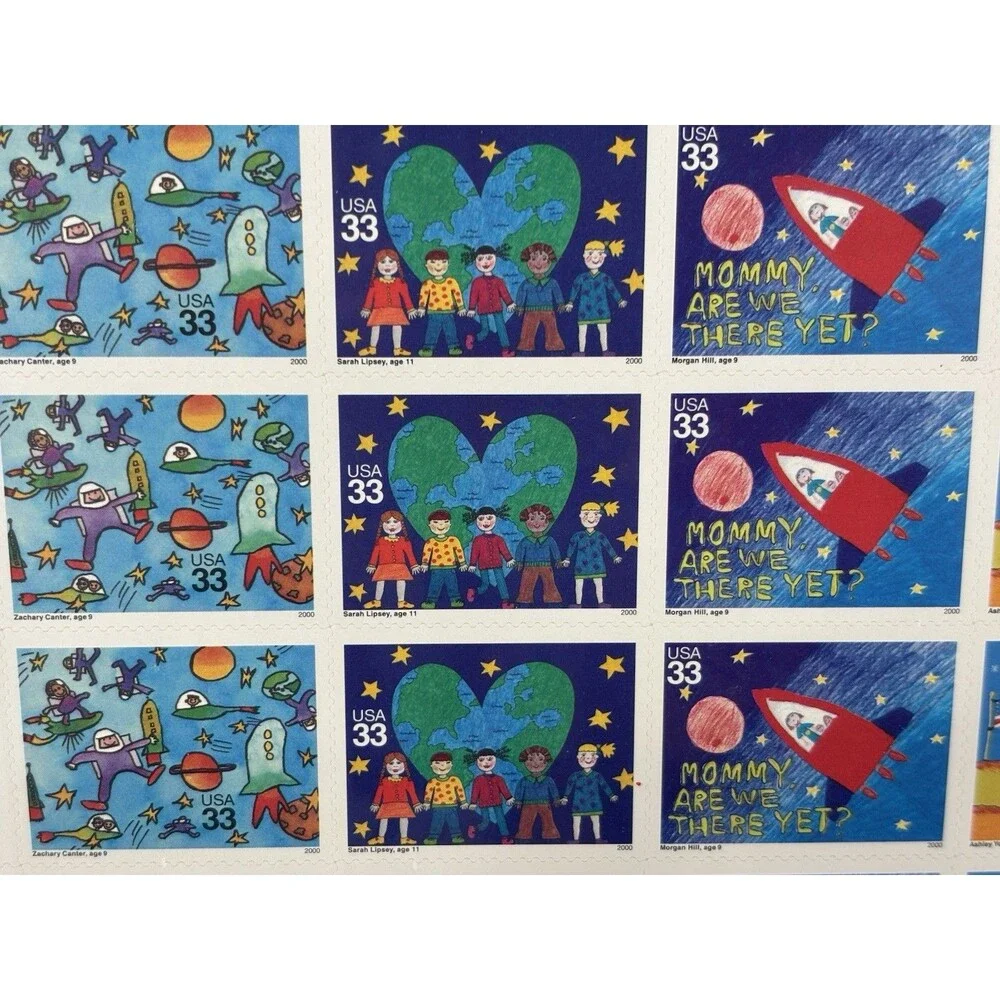 Lot of 3 Vintage USPS Stamp Sheets Peanuts Snoopy Lucille Ball SEALED NEW